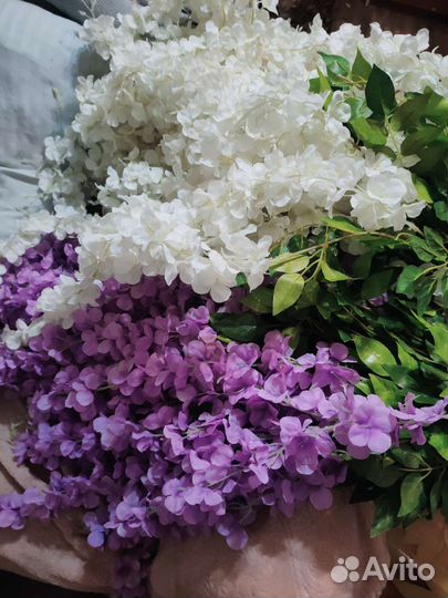 Искусственные цветы для декора