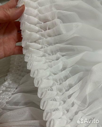 Тюль бамбук и грек сетка Турция с утяжелителем