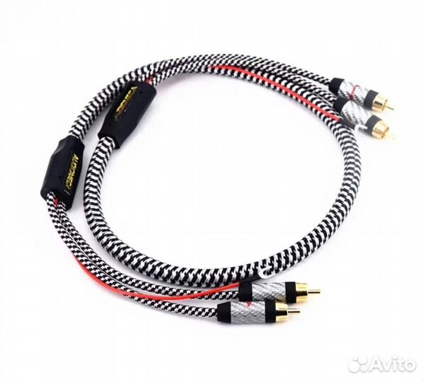 Межблочный кабель 2RCA-2RCA Audiomeca(1м;1,5м)