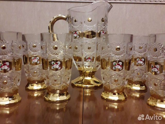 Набор стаканов+кувшин Подарок Посуда Кружки