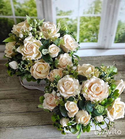 Букет роз из мыла ручной работы