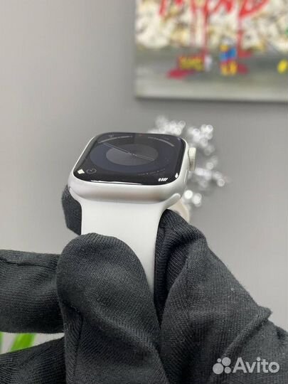 Часы Apple Watch 8 41mm (акб 100) Silver Оригинал