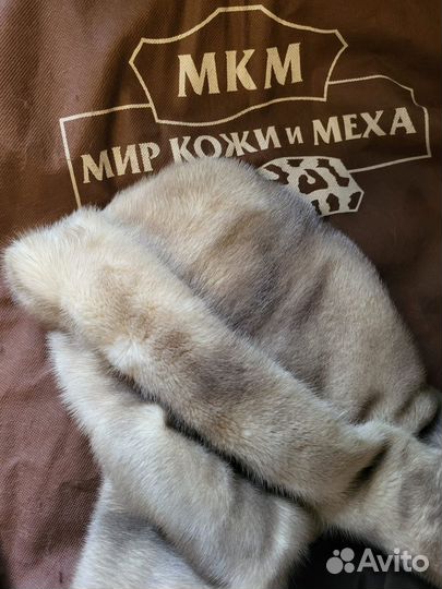 Шуба норковая с капюшоном