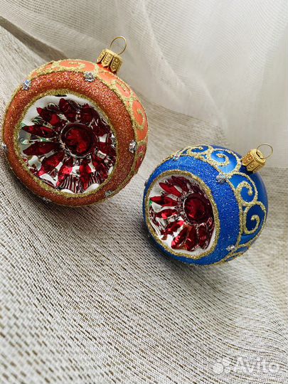 Елочные игрушки клин Ёлочка «Огонёк»