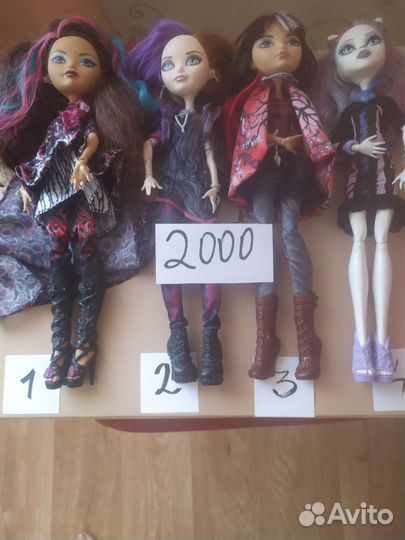Куклы monster high и ever after high