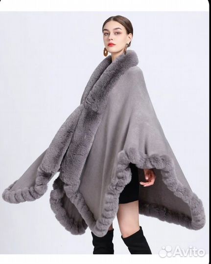 Новый меховой палантин