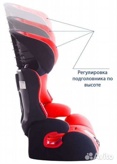 Автокресло siger Космо Красный