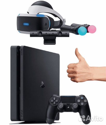 Игровая приставка PS4 + VR