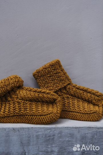 Носочи вязаные. Ручная работа. Новые