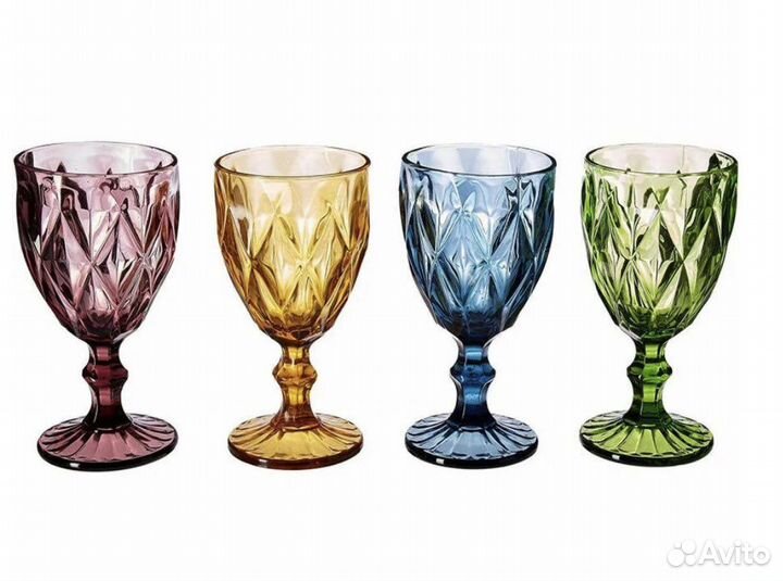 Рюмки и бокалы стильные набор 6 штук