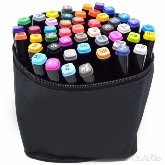 Маркеры двусторонние 48 шт