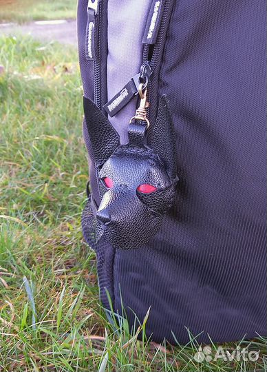 Брелоки из кожи - Адский дог питбуль и боксер