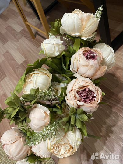 Home Decore. Букеты искуств пионов 2 шт