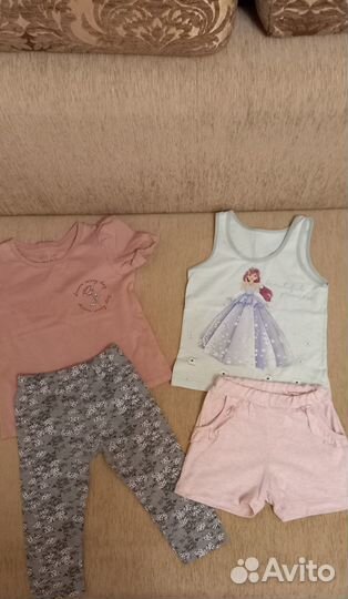 Пакеты одежды на девочку,размер 110