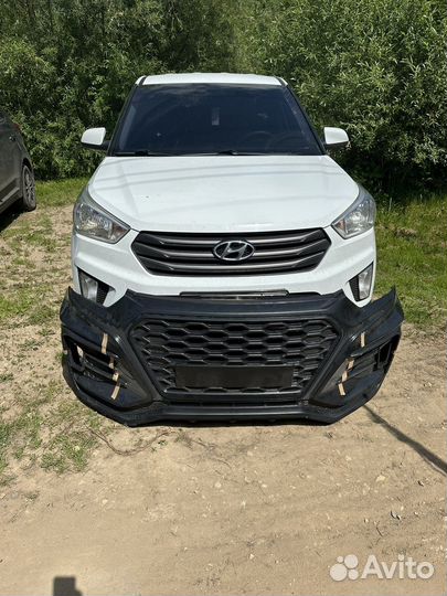 Бампер передний hyundai creta