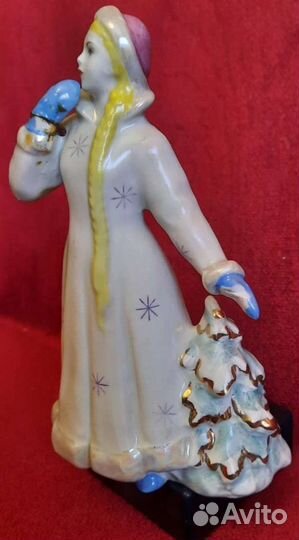 Статуэтка Снегурочка Фарфор Дулёво