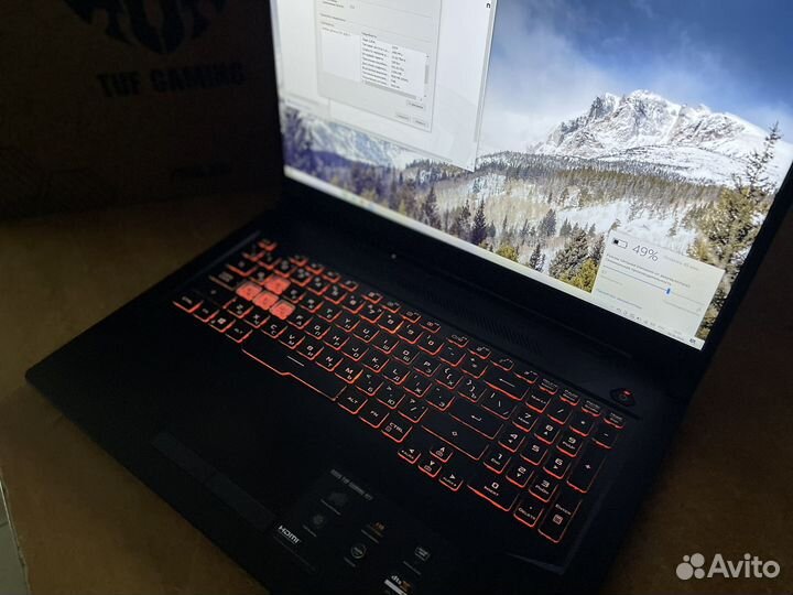 Asus Tuf FX706i Ryzen 7 4800H/16Gb/GTX1650Ti 4Gb