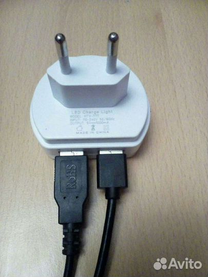 Ночник с датчиком освещения и 2 usb портами