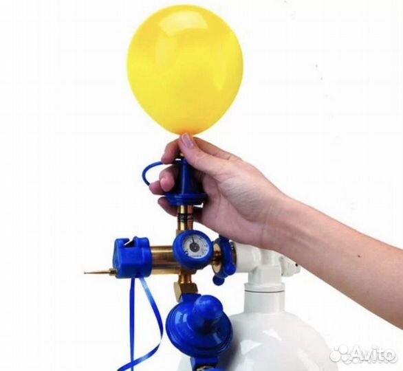 Надуть гелием свои шары