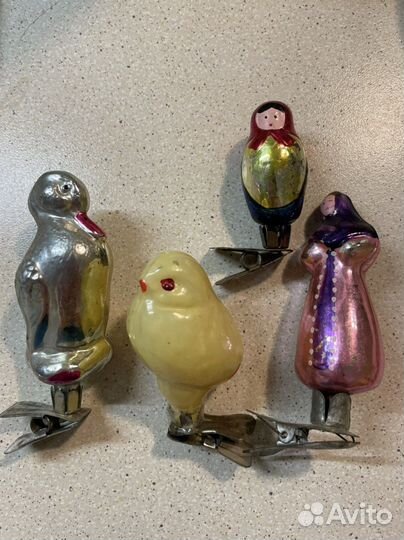 Новогодние игрушки на елку СССР