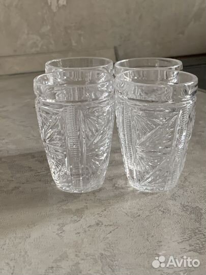 Стопки хрустальные
