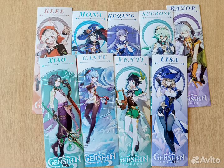 Закладки Геншин Импакт, коты воители