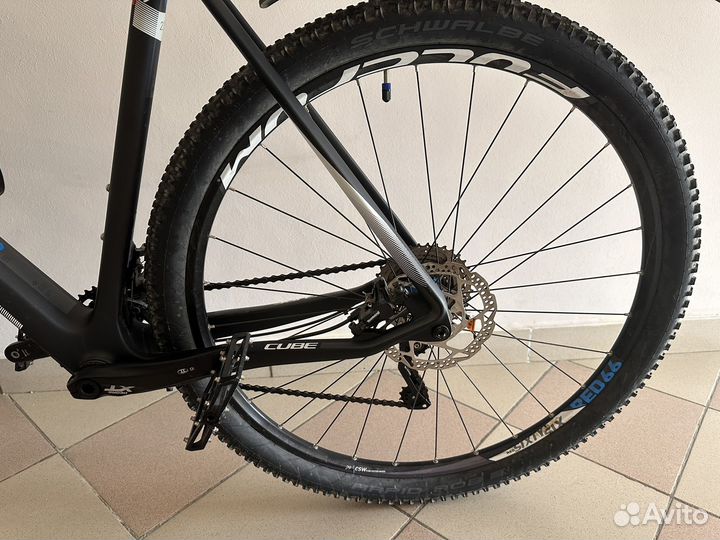 Горный велосипед 29 Cube reaction carbon