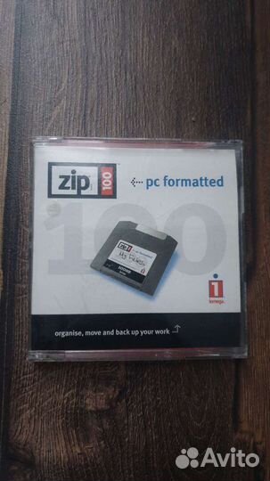 Почти новая zip дискета iomega 100 mb
