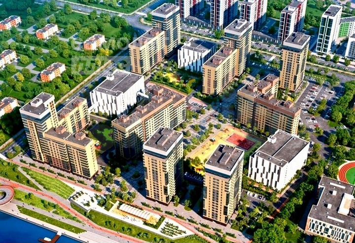 2-к. квартира, 63,7 м², 15/19 эт.