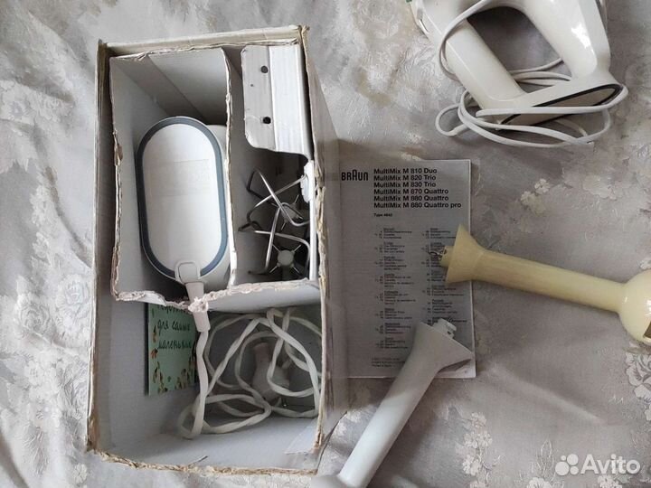 2 миксера блендера Braun Multimix m 820 + запчасти