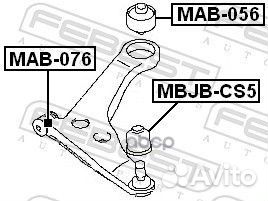 Сайлентблок рычага подвески перед прав/лев