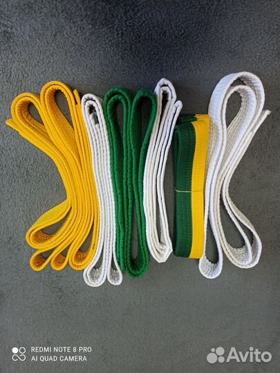 Спортивные пояса для тхэквондо