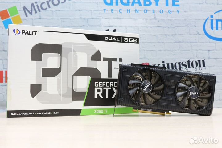 Видеокарта Palit GeForce RTX 3060 Ti Dual 8GB