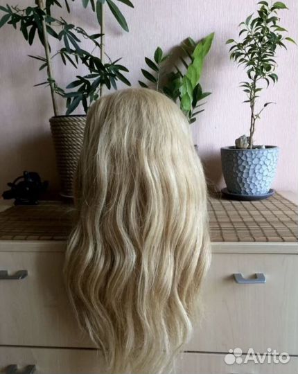 Манекен для причесок натуральные волосы