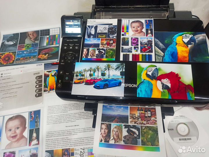 Мфу струйное Epson TX410 с снпч