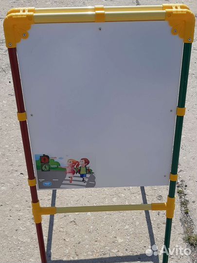 Доска магнитная и для мелков с буквами