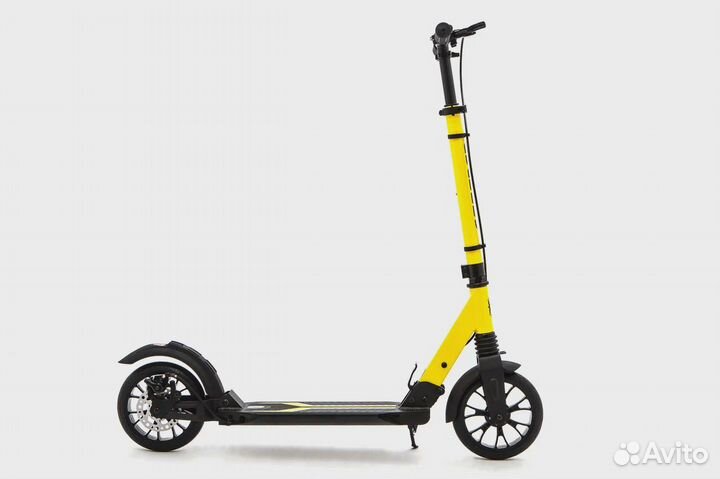 Самокат KC scutum ручн. тормоз. желтый