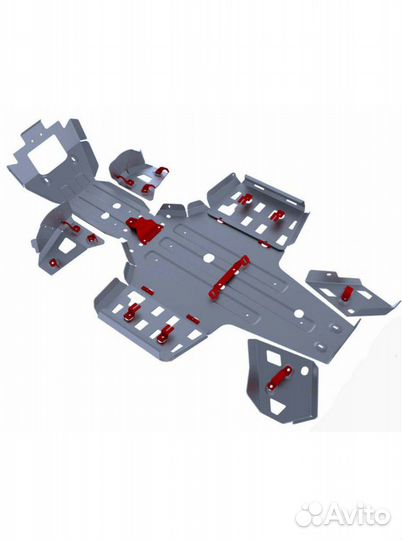 Защита днища Rival на квадроцикл Yamaha Grizzly700