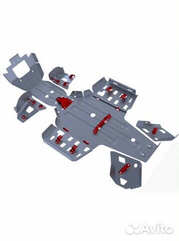 Защита днища Rival на квадроцикл Yamaha Grizzly700