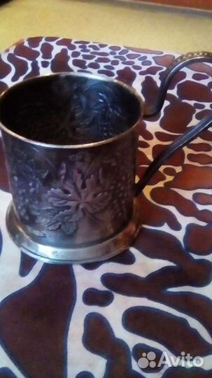 Подстаканник мельхиор СССР