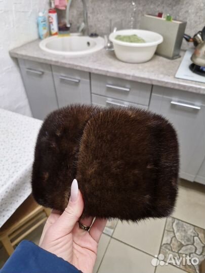 Шапка мужская норковая