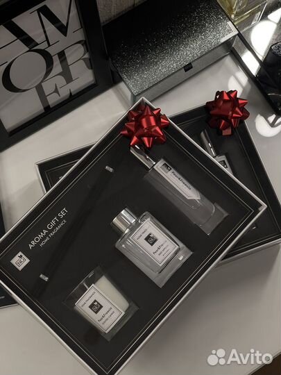 Подарочный набор диффузор, спрей и свеча