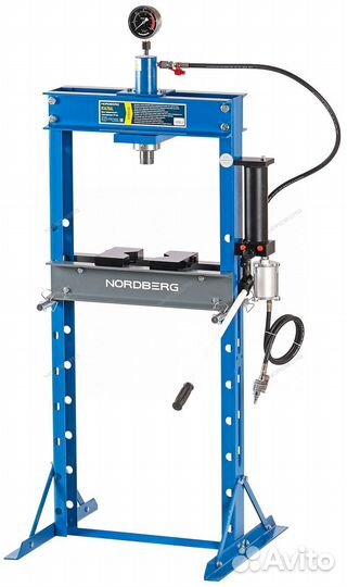 Гидравлический пресс, 20 т, ручной и пневмопривод