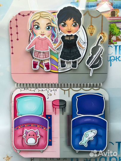 Игры на липучках с Wednesday (Венсдей)