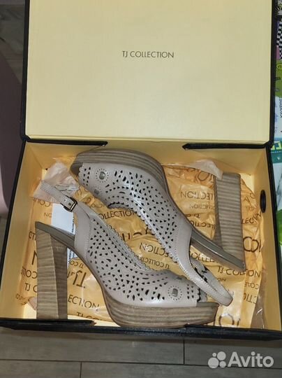 Босоножки TJ Collection 39 бежевые