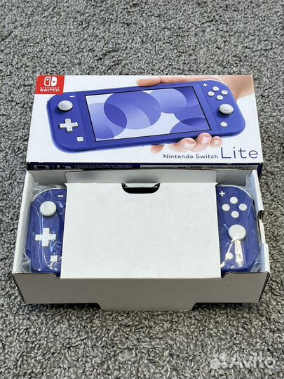 Nintendo switch Lite Синяя Состояние Отличное