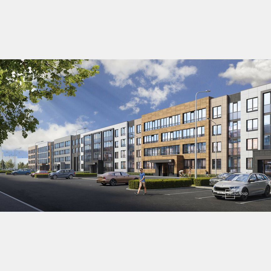 1-к. квартира, 35,3 м², 4/4 эт.