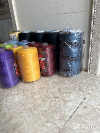 Нитки швейные бабины