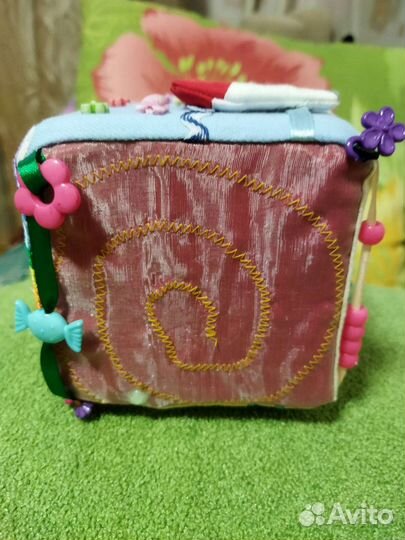 Развивающий кубик мягкий