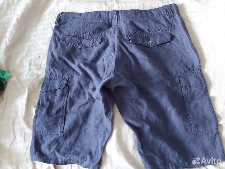 Шорты мужские лён 100